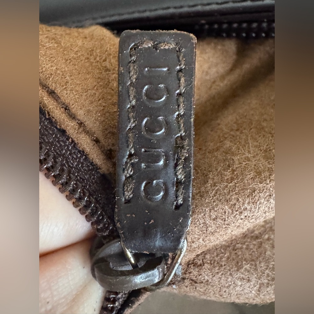 Gucci Dark Brown Leather Shoulder Bag - Picture 10 of 10